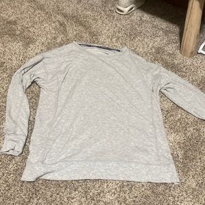 comfy gray long sleeve shirt